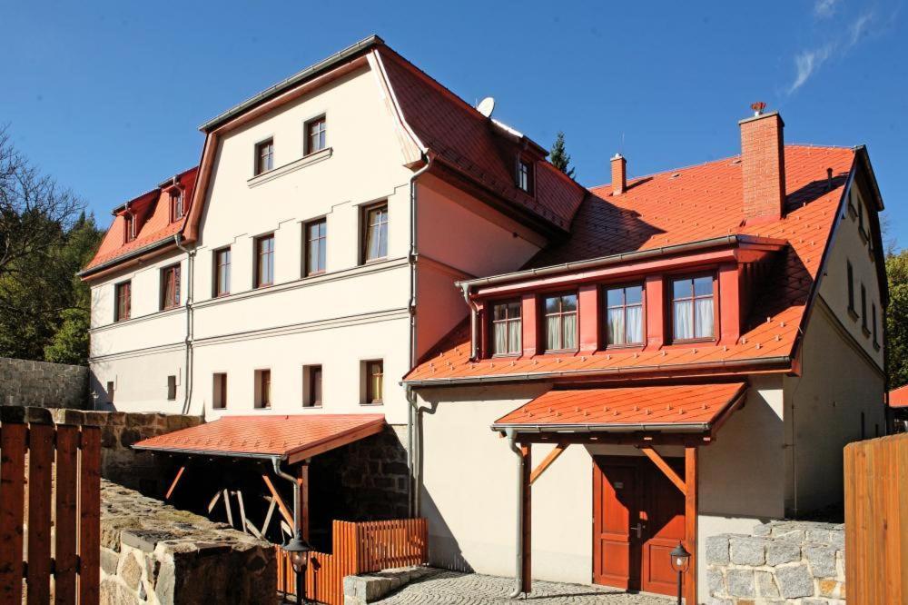 Penzion Citkuv Mlyn Šluknov Exteriör bild